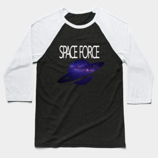 space force galaxy white Baseball T-Shirt